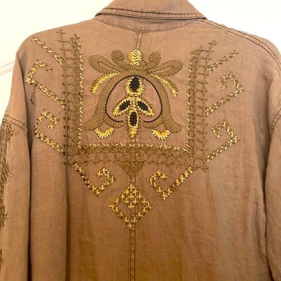 Free People Jackets & Blazers - Free People Embroidered Jacket/dress